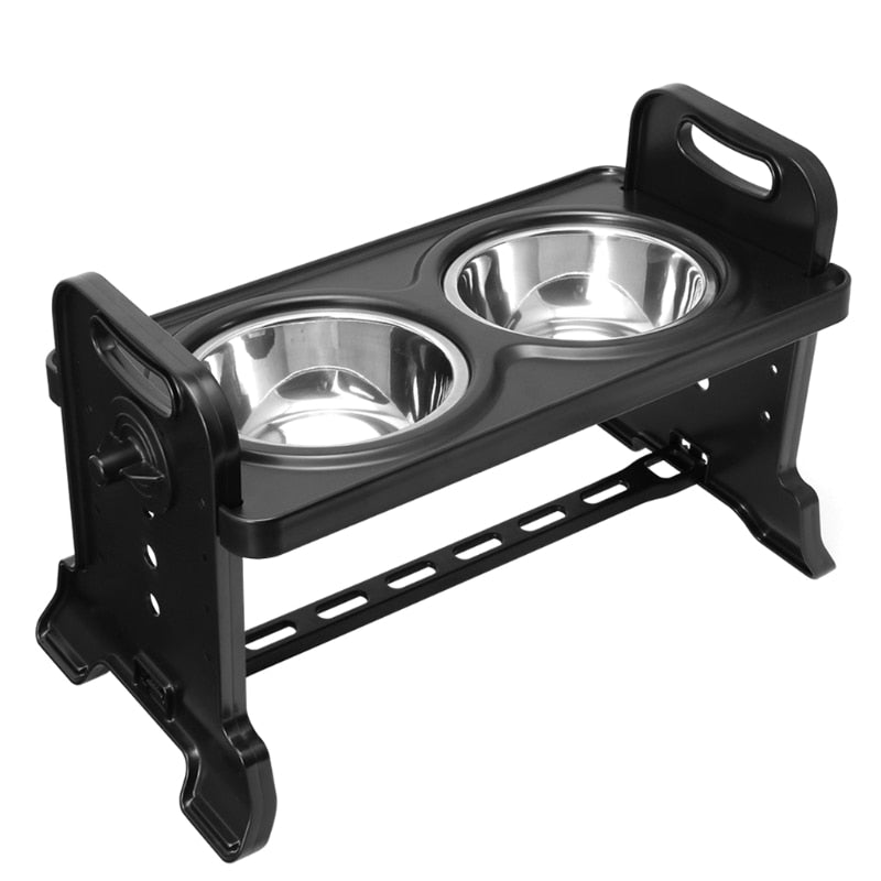 Anti-Slip Elevated Double Dog Bowls