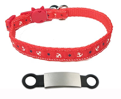 ID Tag Cat Bell Collar