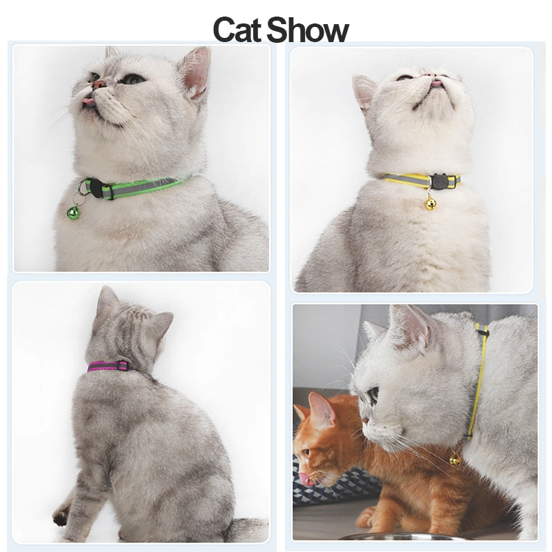 Adjustable Safety Reflective Cat Collars