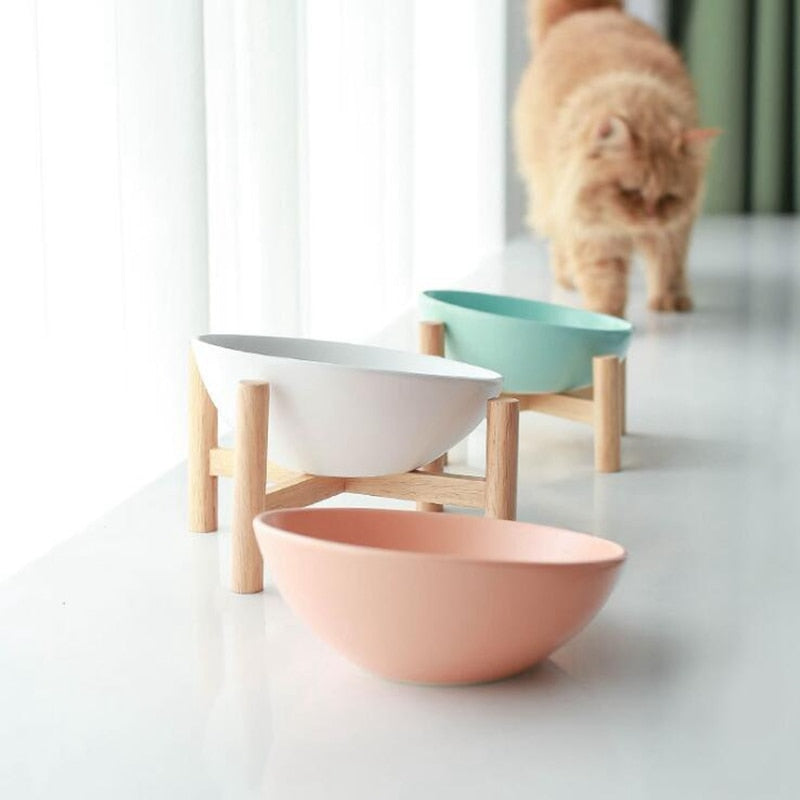 Newest Design Ceramic Cat Food Bowl