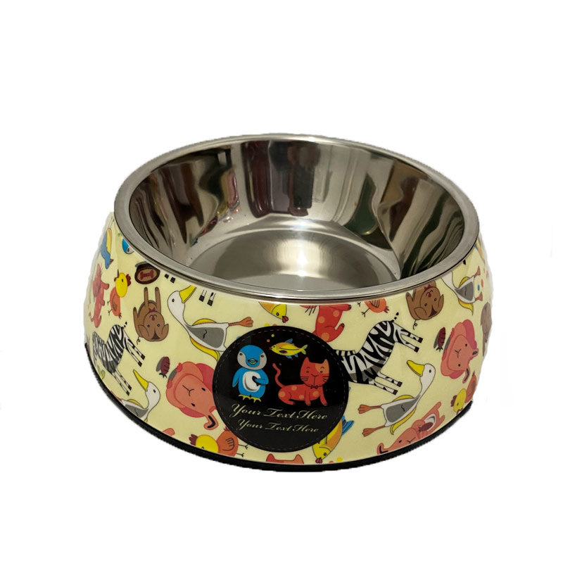 Removable Melamine pet bowl