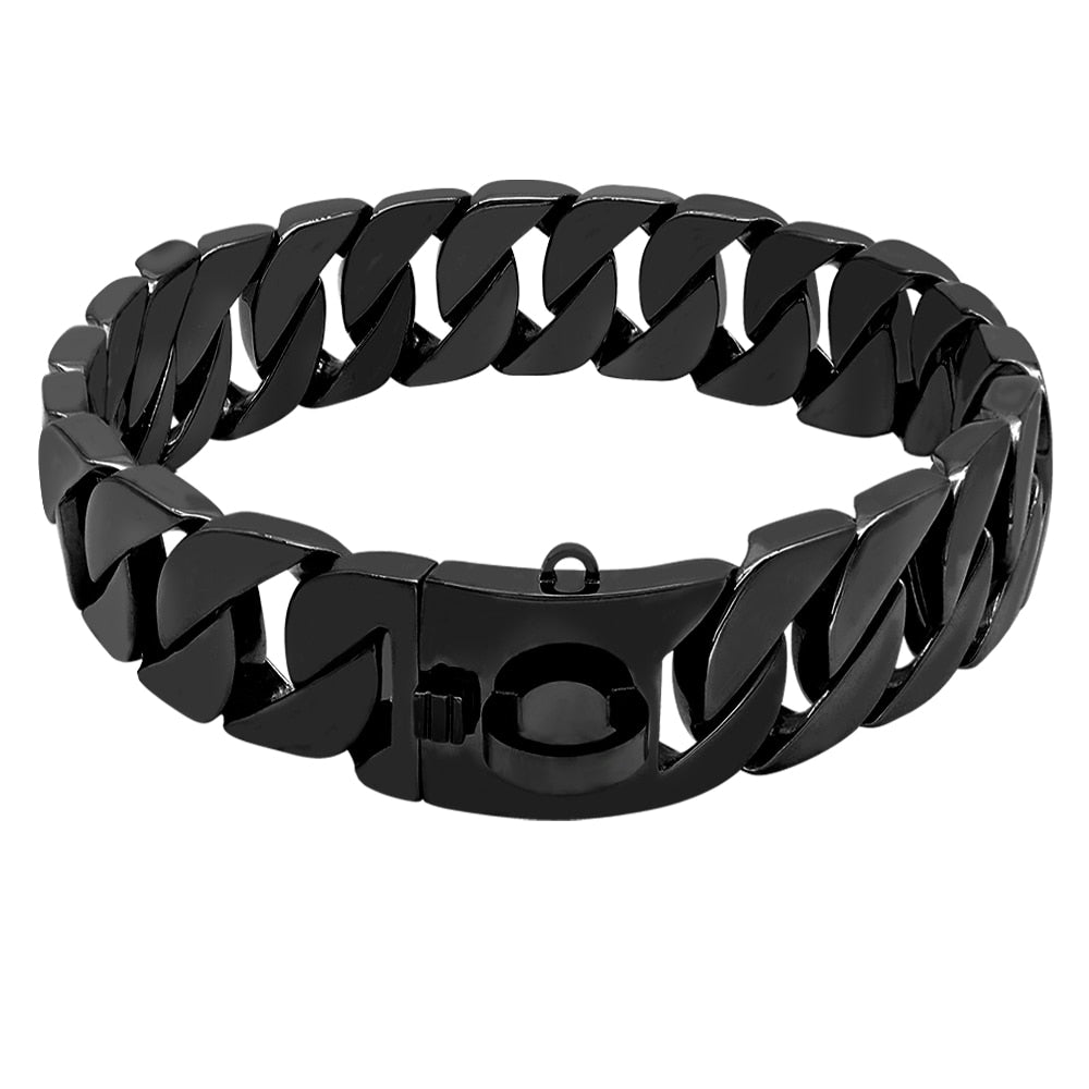 Strong Metal Dog Chain Collars