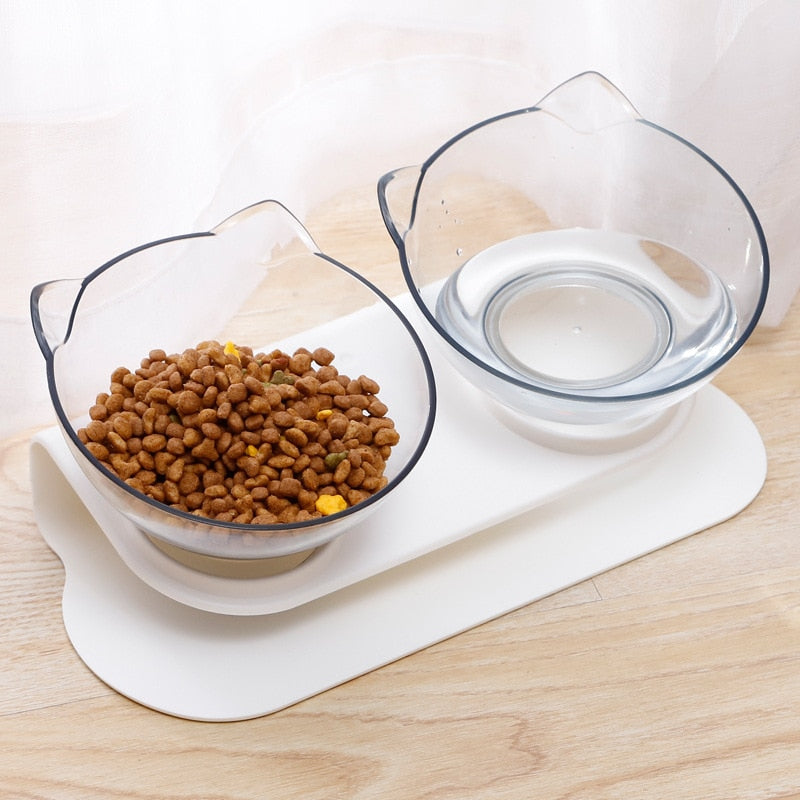 Non-Slip Double Cat Food Bowl