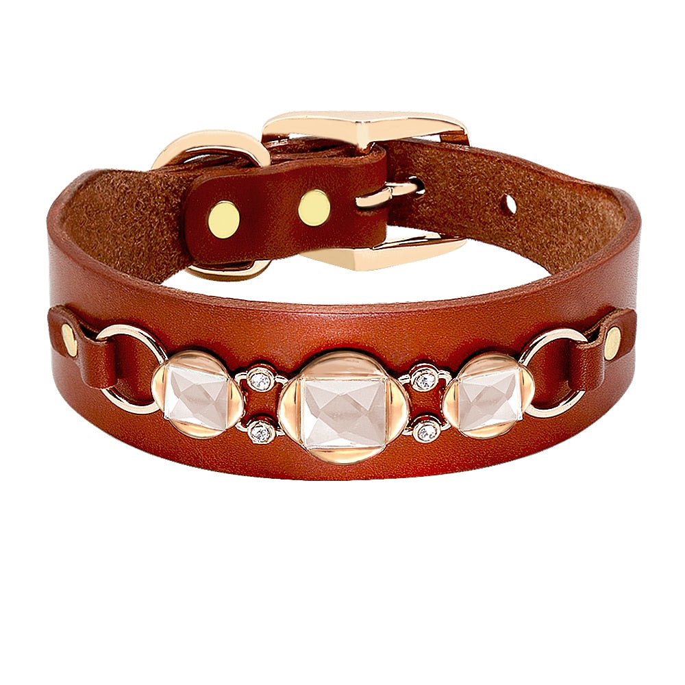 Durable Real Leather Dogs Collars