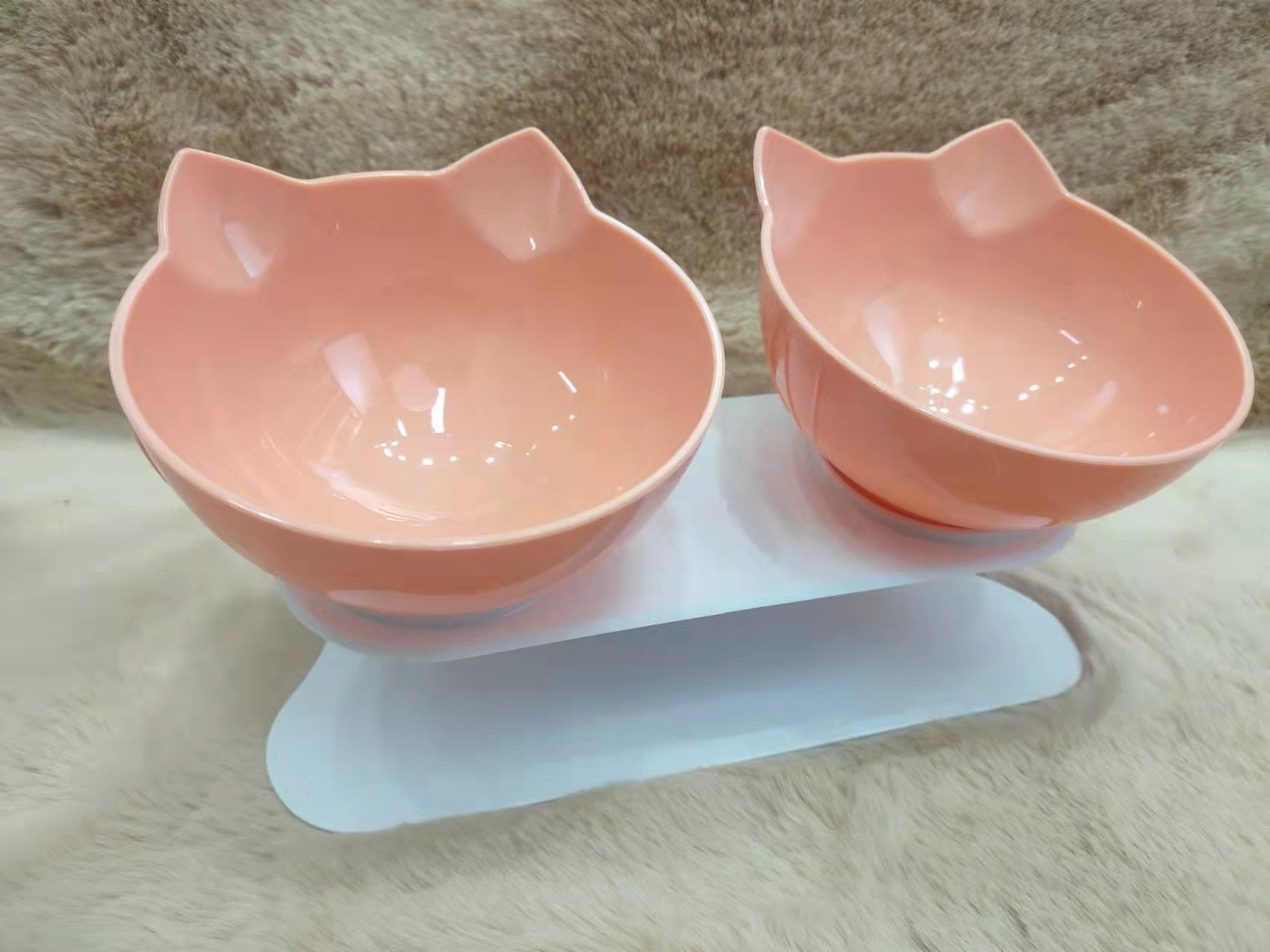 Non-Slip Double Cat Food Bowl