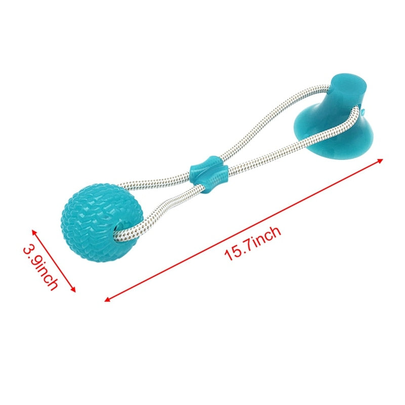 Dog Cup Suction Push Ball Toys