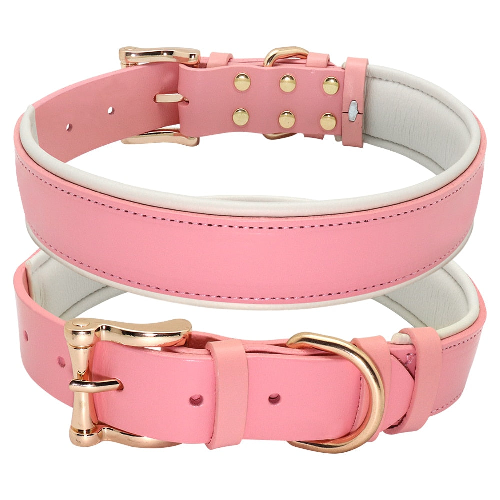 Leather Para Perro Big Dog Collars