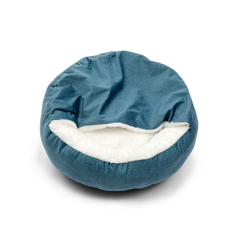 Orthopedic Dog Bed With Hooded Blanket