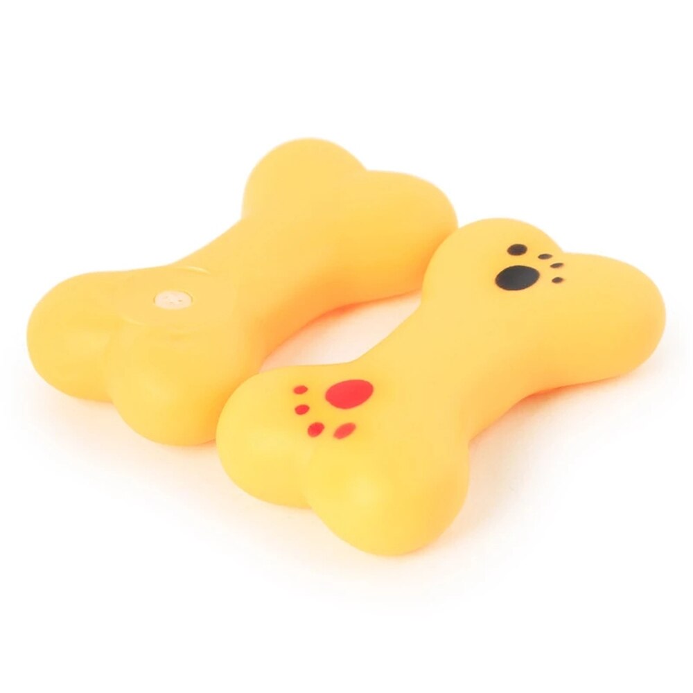 Rubber Puppy Squeaky Chew Toys