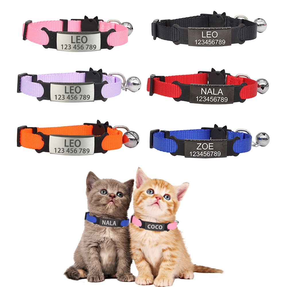 ID Tag Cat Bell Collar