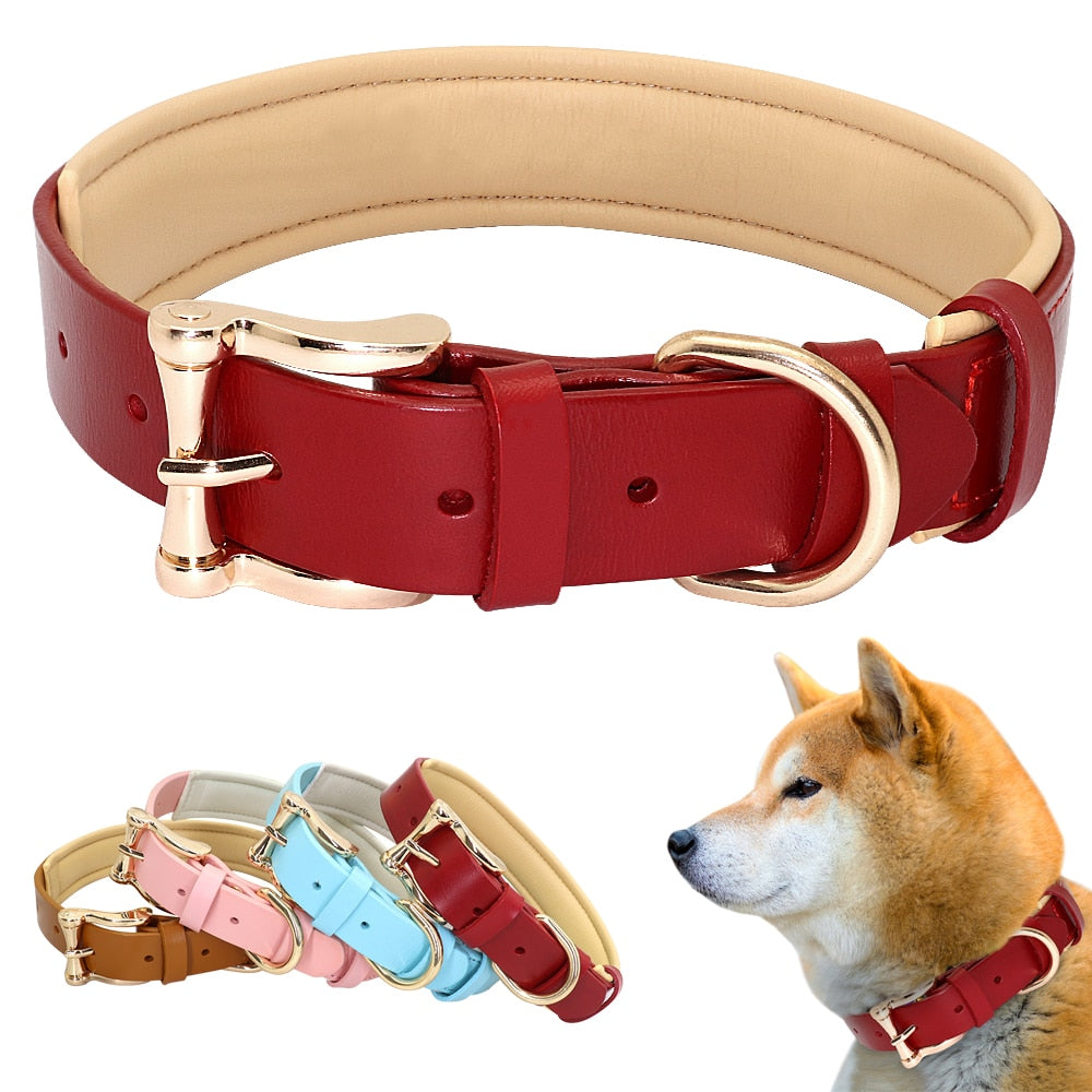 Leather Para Perro Big Dog Collars