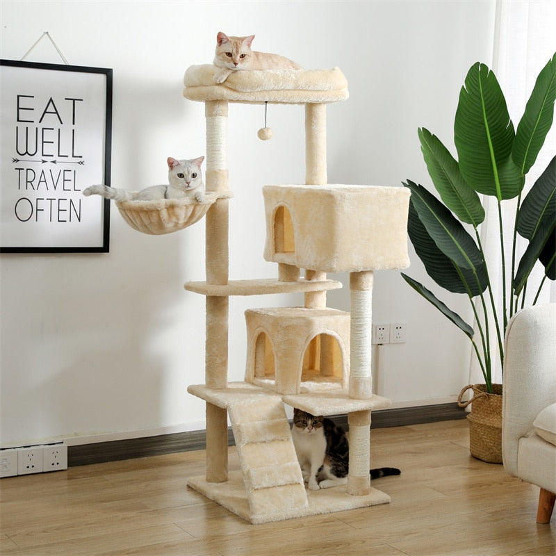 Cat Scratching Climbing Tree