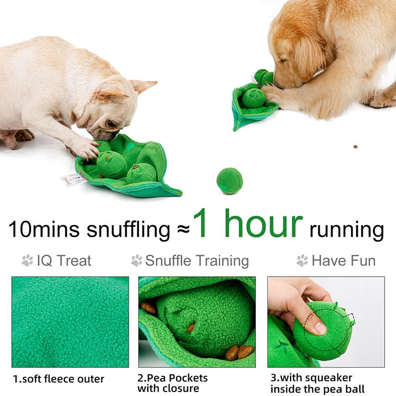 Dog Squeaky Plush Treat Puzzle Toys