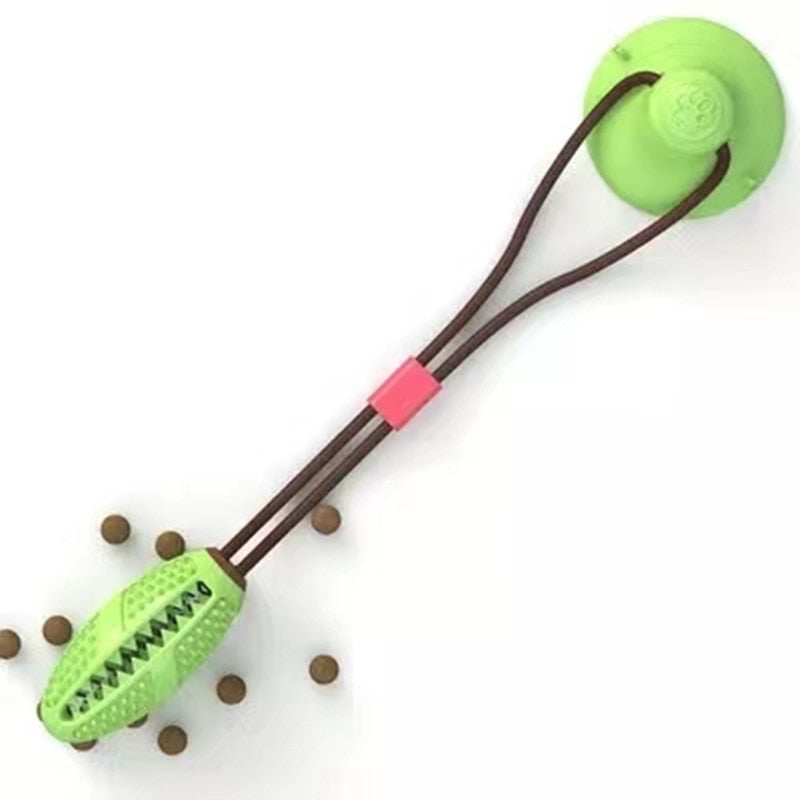 Dog Silicon Cup Suction Tug Ball Toys