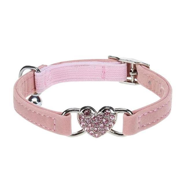 Dog Crystal Elastic Collar