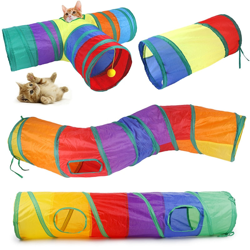 Foldable Cat Tunnel Tube