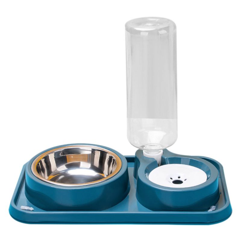 Detachable Double Dog Bowls