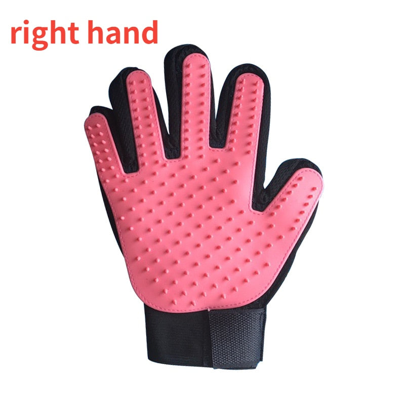 Cat grooming gloves