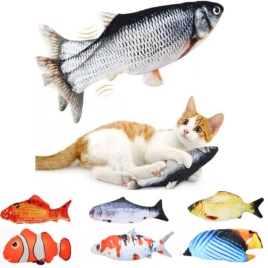 Electric Fish Cat Toys