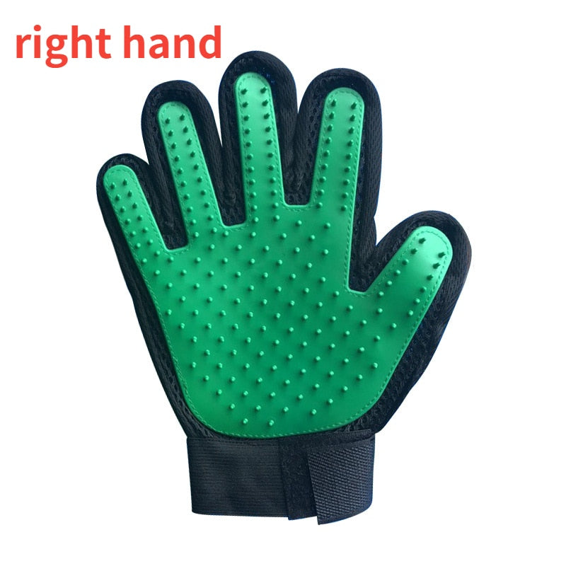 Cat grooming gloves