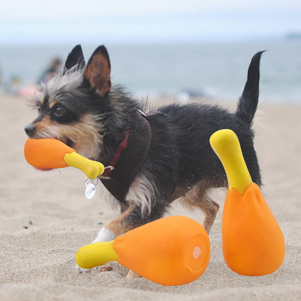 Dog Chicken Leg Squeaker Toys