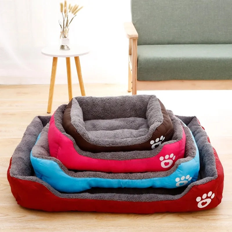 Dog Candy-colored Square Warm Bed