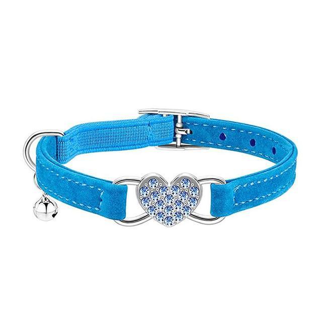 Dog Crystal Elastic Collar