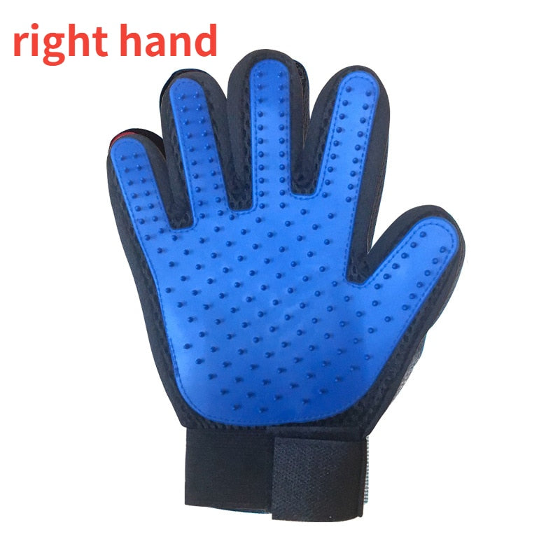 Cat grooming gloves