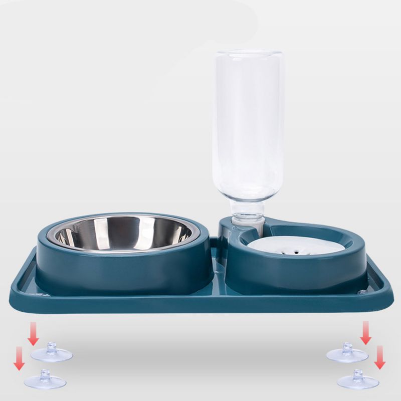 Detachable Double Dog Bowls