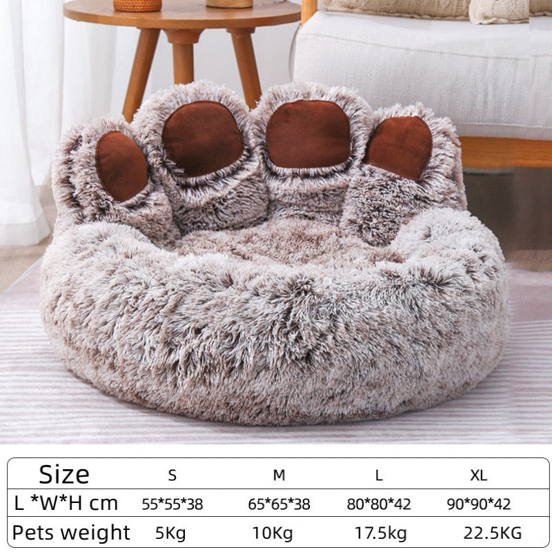 Bear Paw Shape House Dog Bed