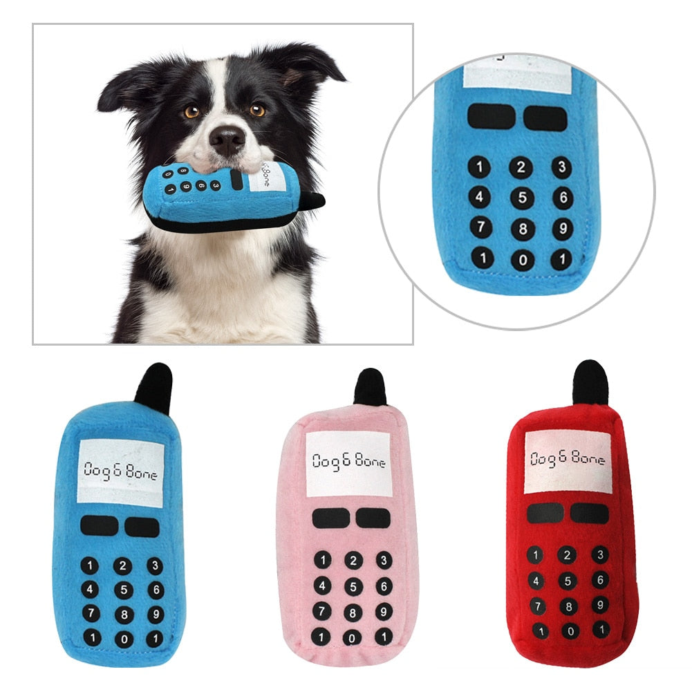 Mobile Phone Shape Dog Chew Toy