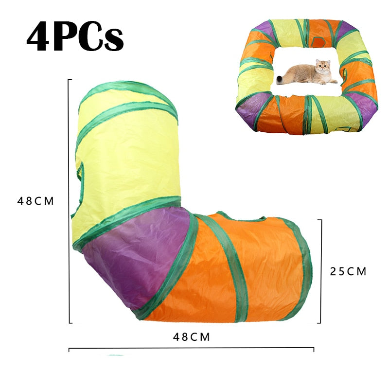 Foldable Cat Tunnel Tube