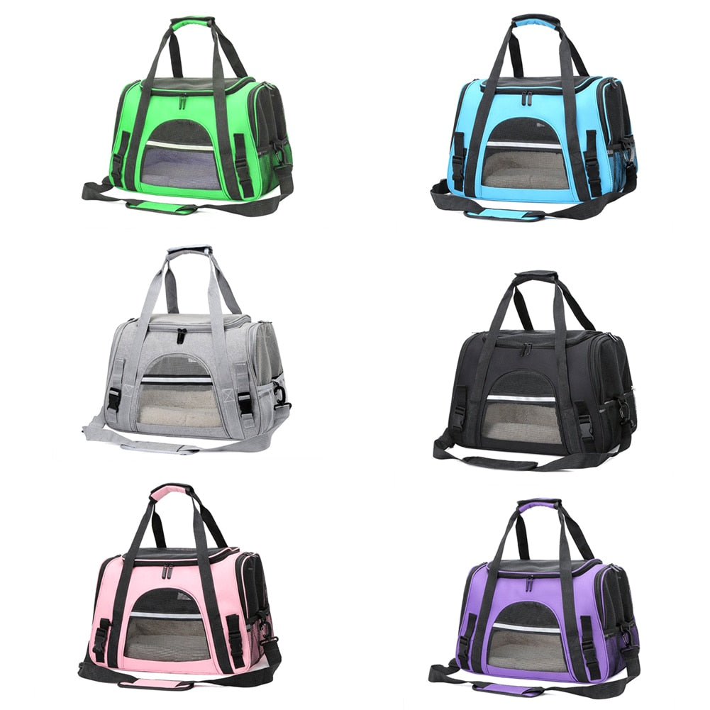 Cat Foldable Zippers Handbag