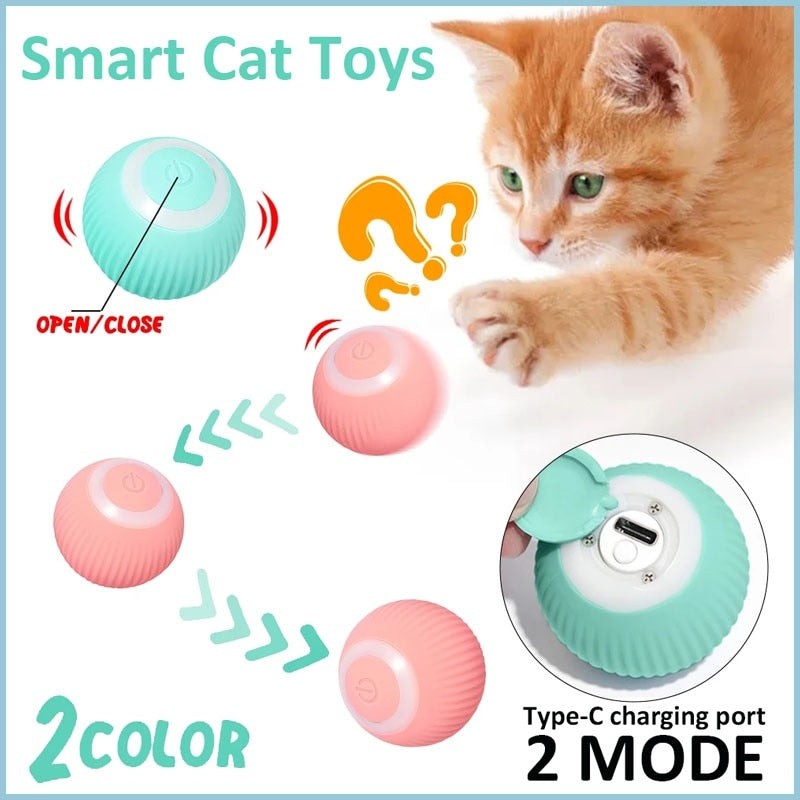 Automatic Rolling Ball Electric Cat Toys