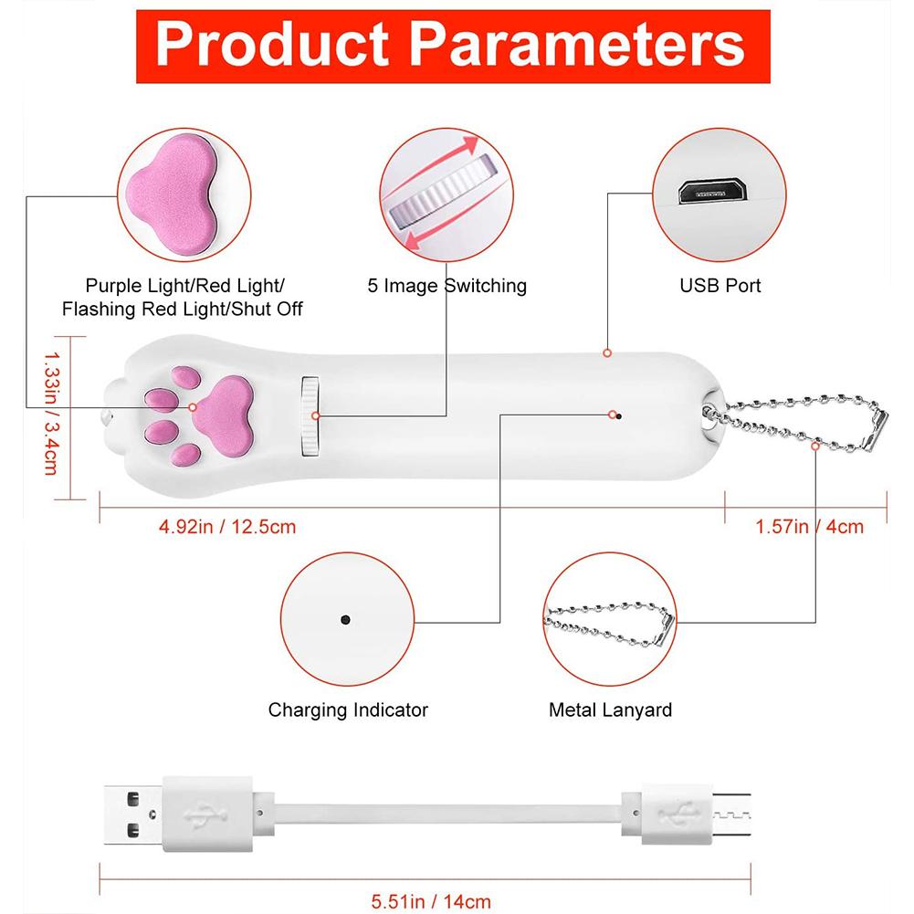 Rechargeable Projection Cat Toys