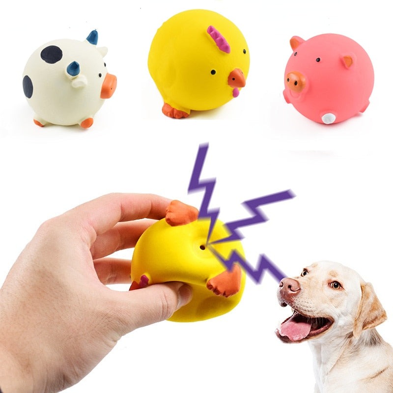 Dog Screaming Chicken Pig Cow Toy