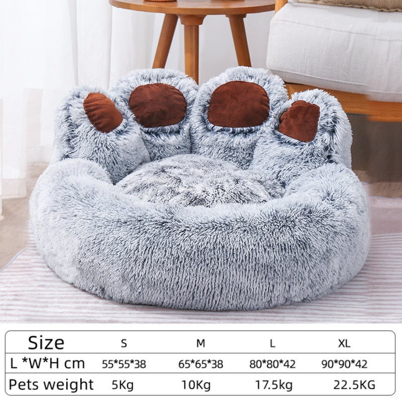 Bear Paw Shape House Dog Bed