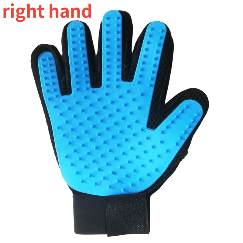 Cat grooming gloves