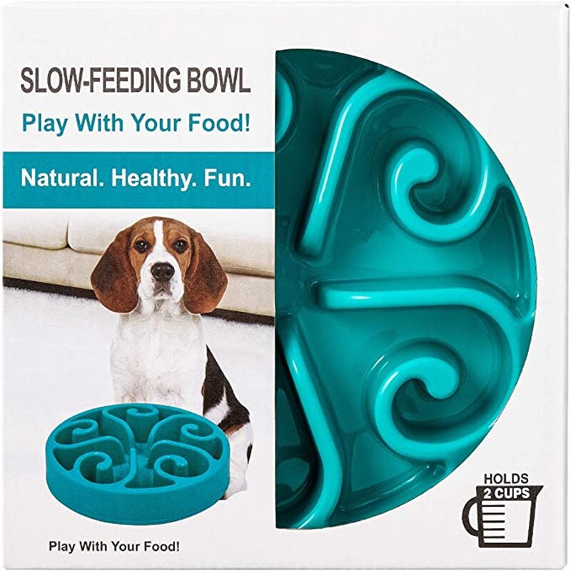 Pet Dog Slow Feeder Bowl