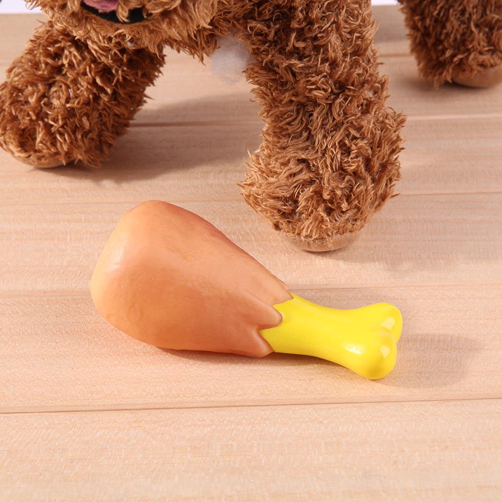 Dog Chicken Leg Squeaker Toys