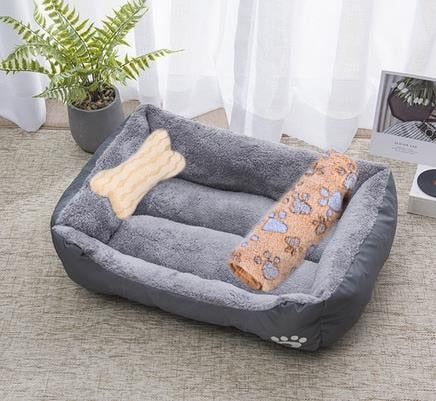 Dog Candy-colored Square Warm Bed