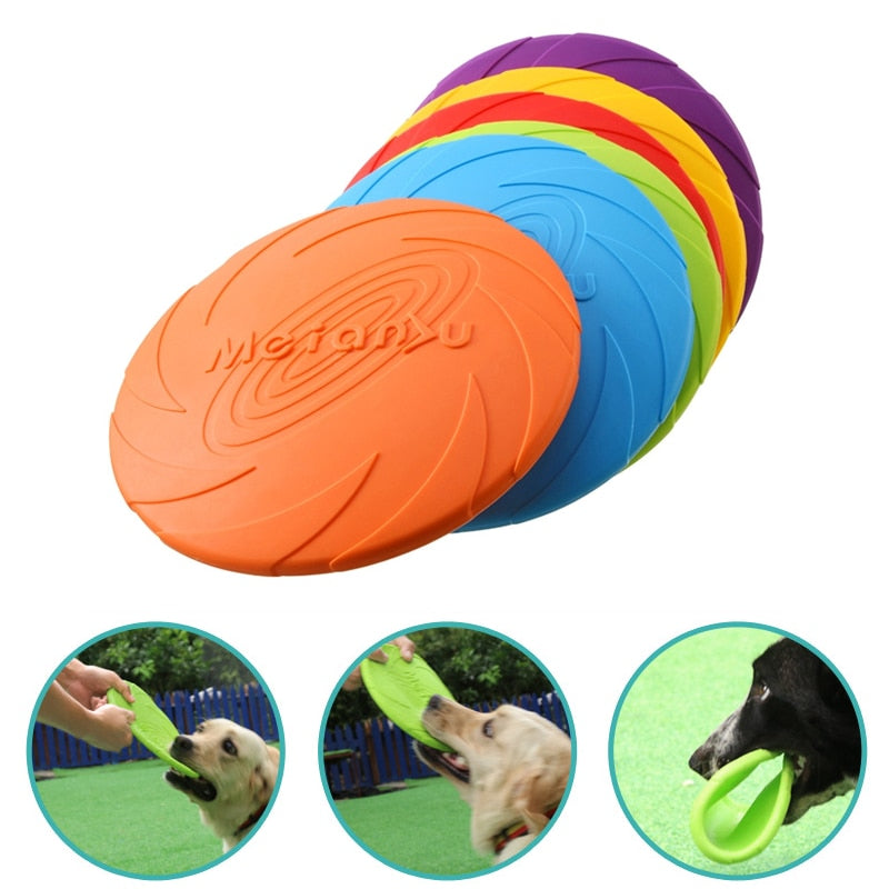 Dog Silicone Frisbeed Toy