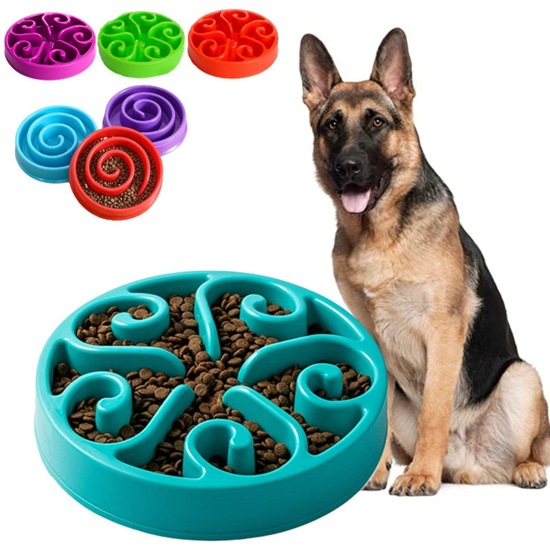 Pet Dog Slow Feeder Bowl