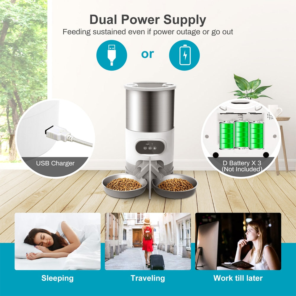 Smart APP Pet Food Automatic Dispenser