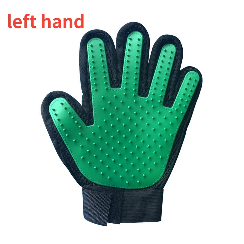 Cat grooming gloves