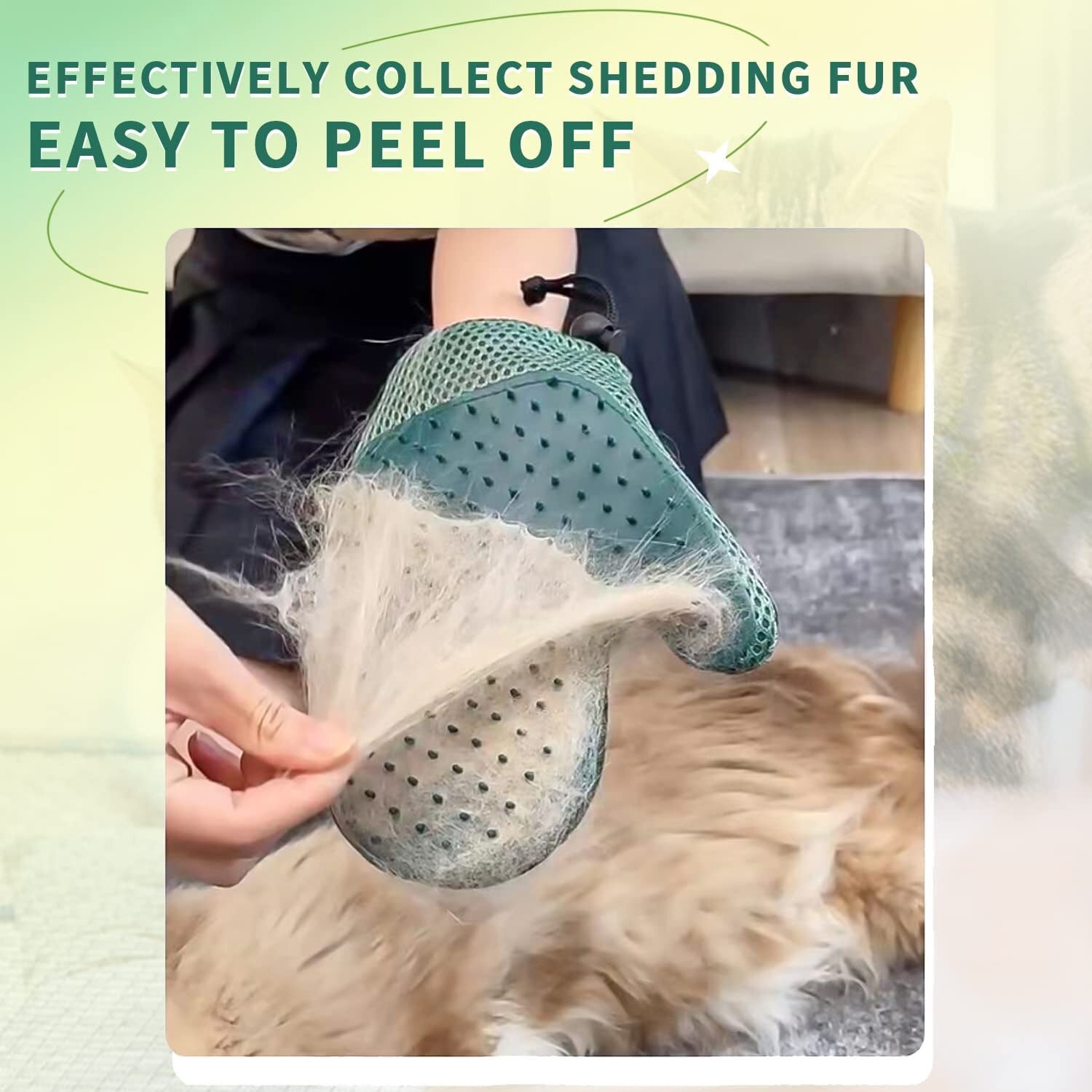 2 in 1 Pet Grooming Glove