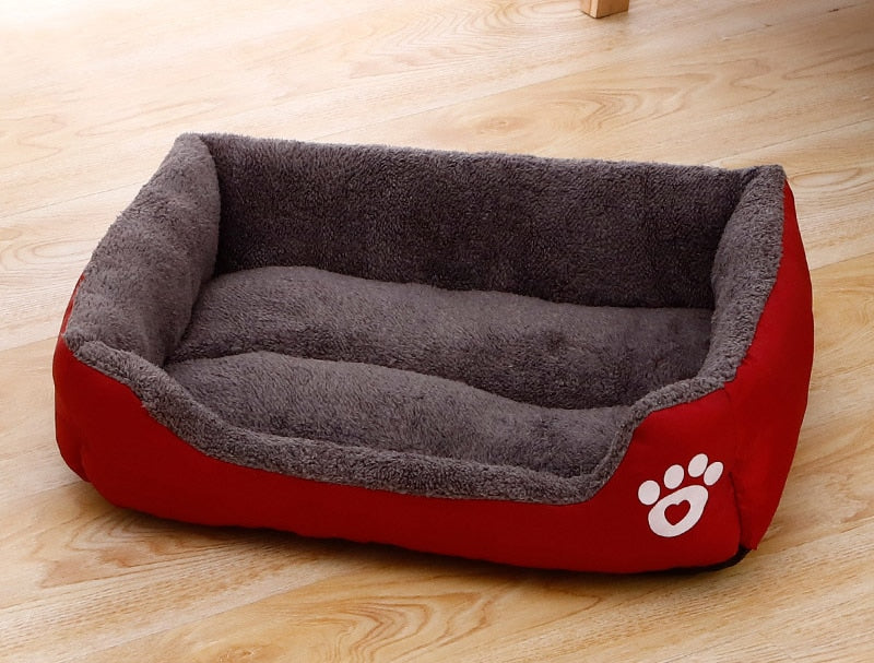 Dog Candy-colored Square Warm Bed