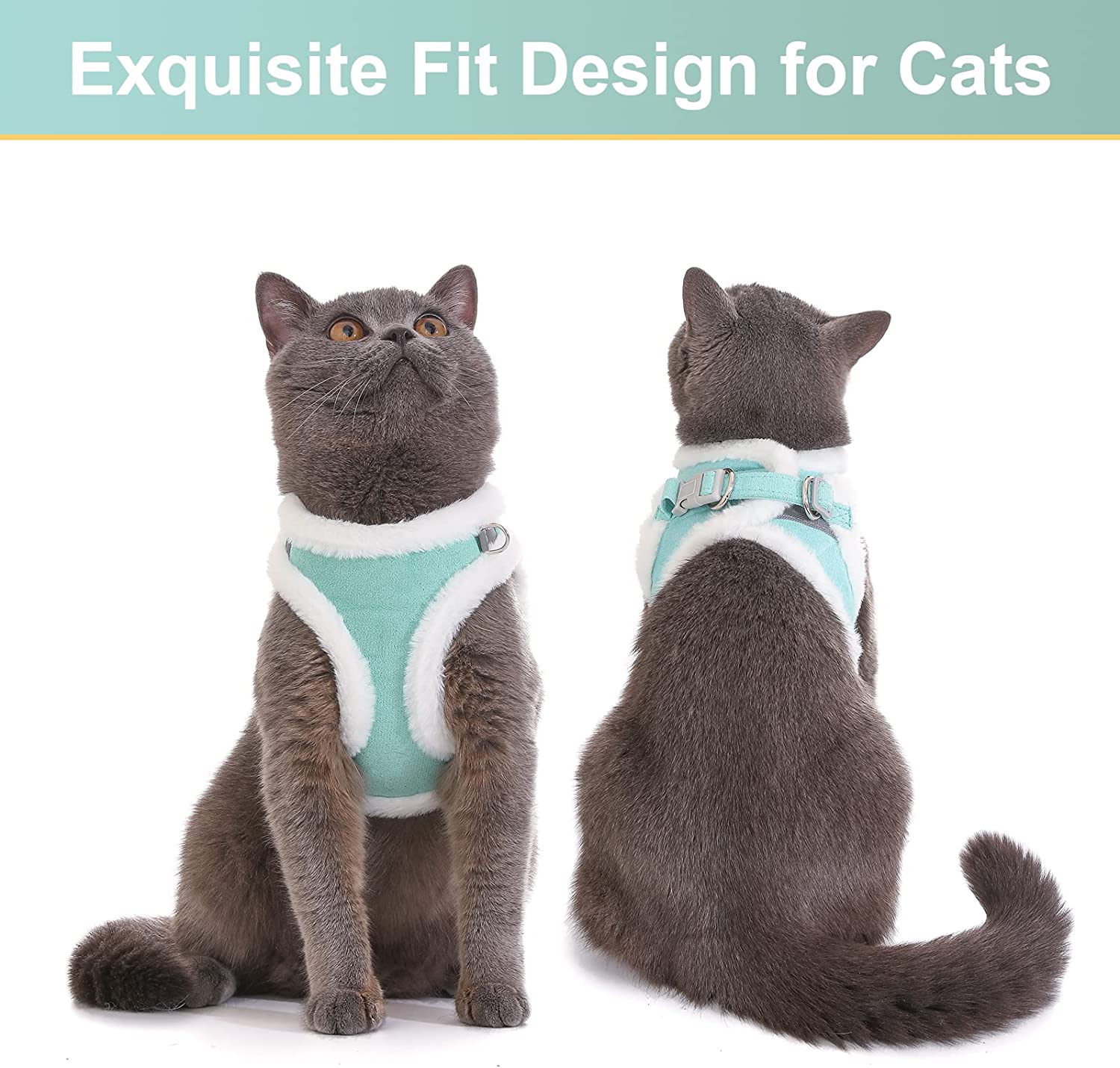 Soft Warm Reflective Cat Harness