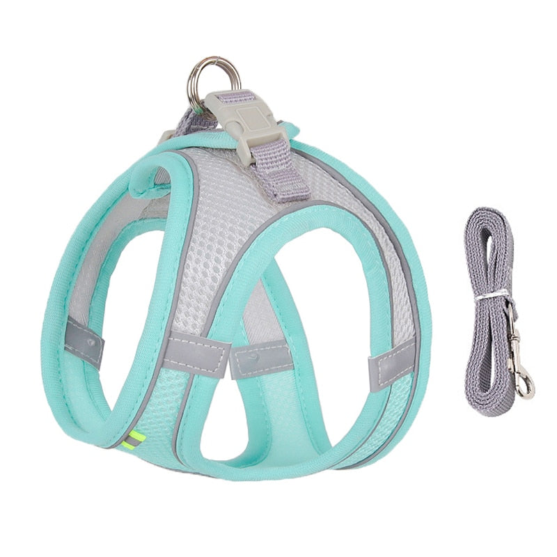 Adjustable Puppy Cat Harness Vest