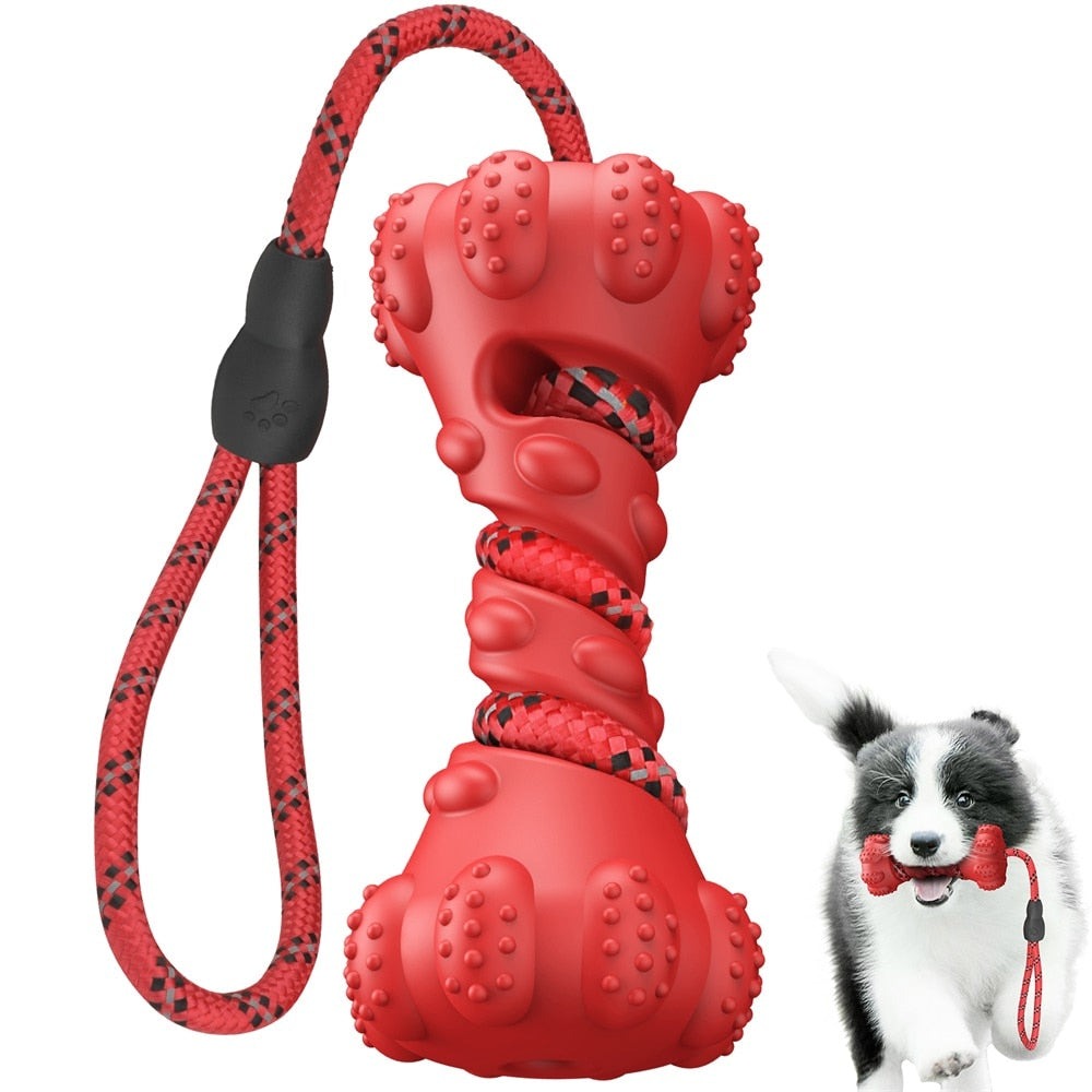 Dog Rubber Dumbbells' Chewing Toys